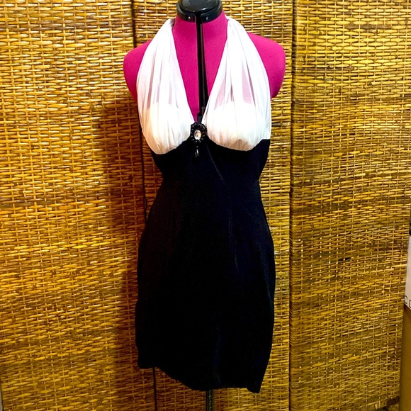 savoy’s Dresses & Skirts - VNTG Savoy’s 1980s black white Madonna, Marilyn Monroe sexy dress L